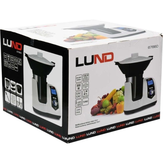 Мултифункционален кухненски робот LUND 12в1, 800 W
